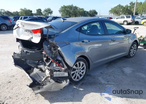 2012 Hyundai Elantra Gls (Ulsan Plant) from USA, damaged, VIN KMHDH4AE5CU446455